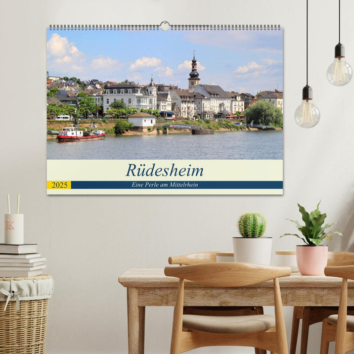 Rüdesheim - Eine Perle am Mittelrhein (CALVENDO Wandkalender 2025)