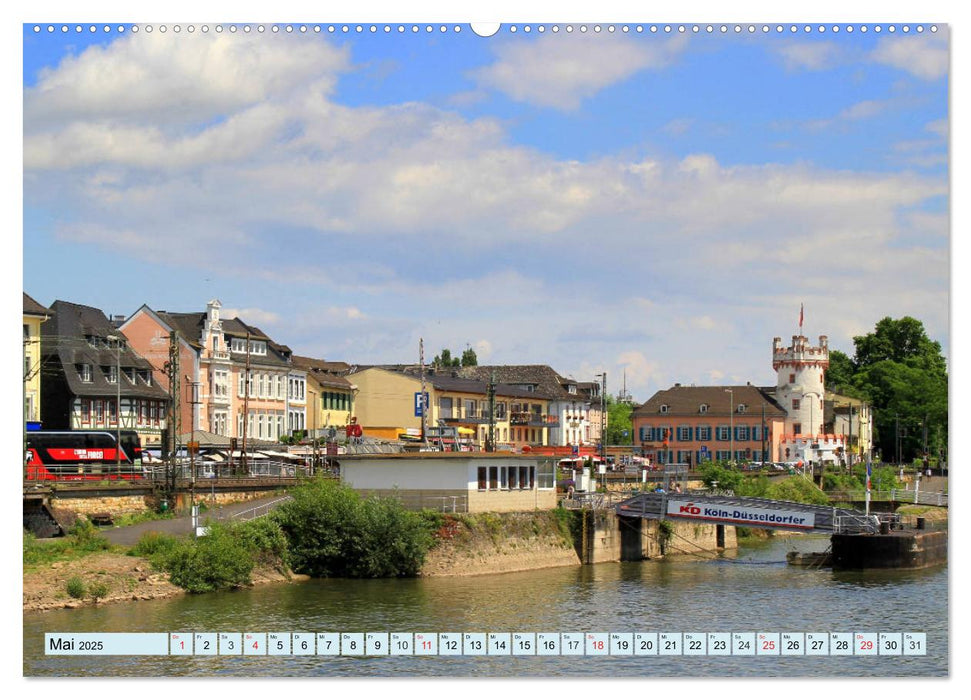 Rüdesheim - Eine Perle am Mittelrhein (CALVENDO Wandkalender 2025)