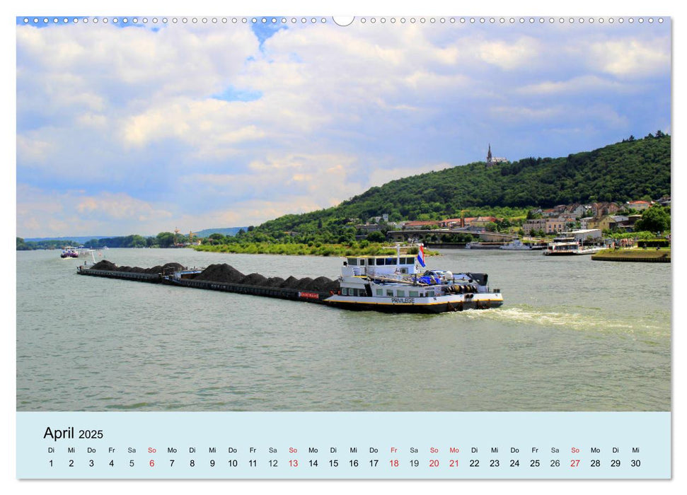 Am Mittelrhein entlang - Von Bacharach nach Rüdesheim (CALVENDO Premium Wandkalender 2025)