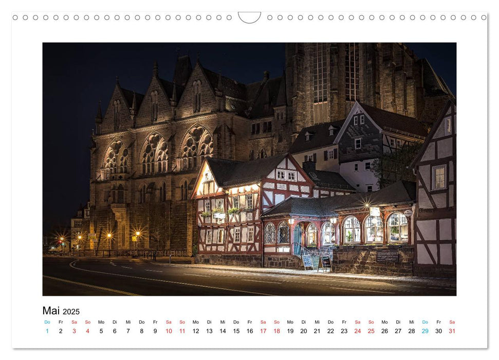 Marburg an der Lahn - ein Jahr in Bildern (CALVENDO Wandkalender 2025)