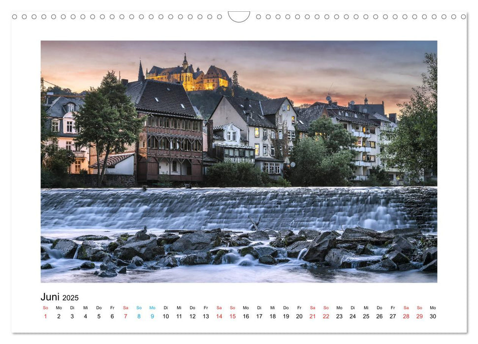 Marburg an der Lahn - ein Jahr in Bildern (CALVENDO Wandkalender 2025)