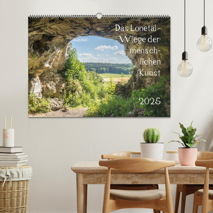 Das Lonetal - Wiege der menschlichen Kunst (CALVENDO Wandkalender 2025)