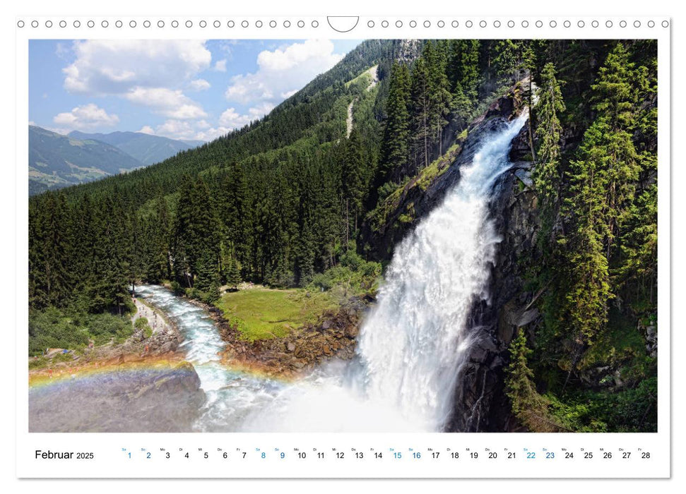 Naturraum Hohe Tauern - Gipfel, Bergwiesen und Gletscherwasser (CALVENDO Wandkalender 2025)