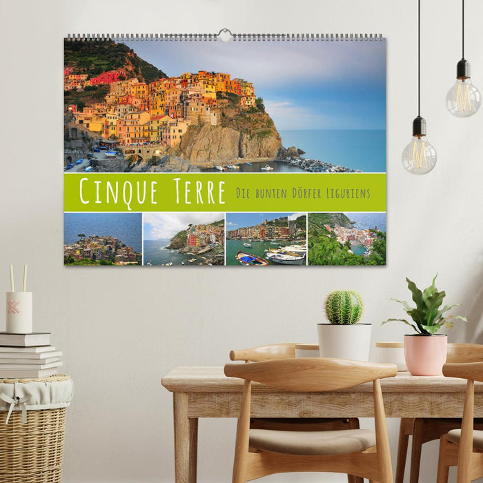 Cinque Terre - die bunten Dörfer Liguriens (CALVENDO Wandkalender 2025)