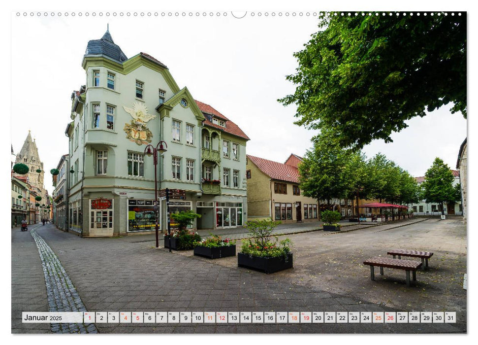 Mühlhausen Impressionen (CALVENDO Premium Wandkalender 2025)