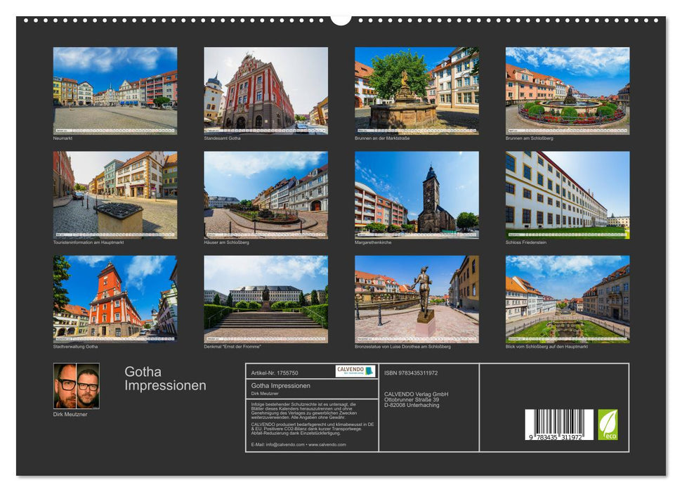 Gotha Impressionen (CALVENDO Premium Wandkalender 2025)