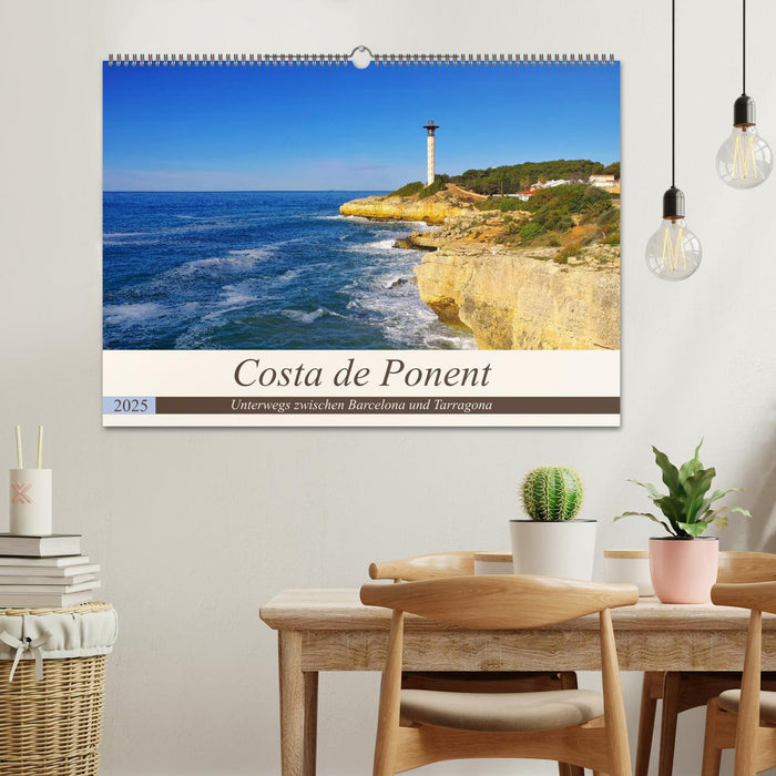 Costa de Ponent - Unterwegs zwischen Barcelona und Tarragona (CALVENDO Wandkalender 2025)