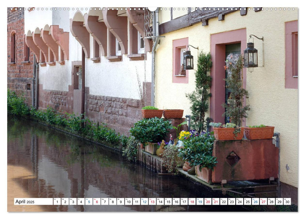 Annweiler am Trifels - Fachwerkidylle in der Pfalz (CALVENDO Premium Wandkalender 2025)