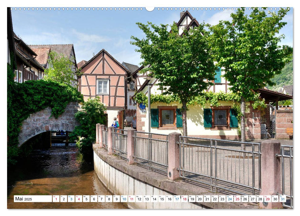 Annweiler am Trifels - Fachwerkidylle in der Pfalz (CALVENDO Premium Wandkalender 2025)