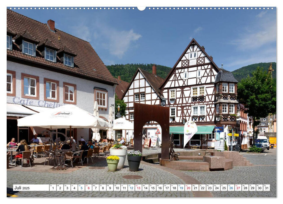 Annweiler am Trifels - Fachwerkidylle in der Pfalz (CALVENDO Premium Wandkalender 2025)