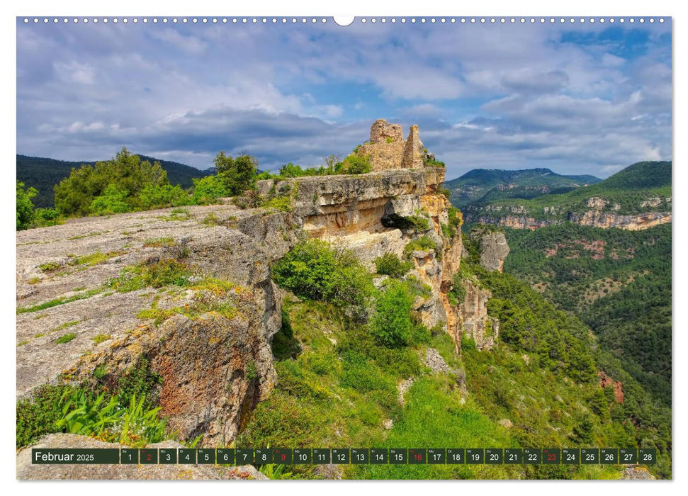 Siurana - Mittelalterliches Bergdorf und Kletterparadies (CALVENDO Premium Wandkalender 2025)