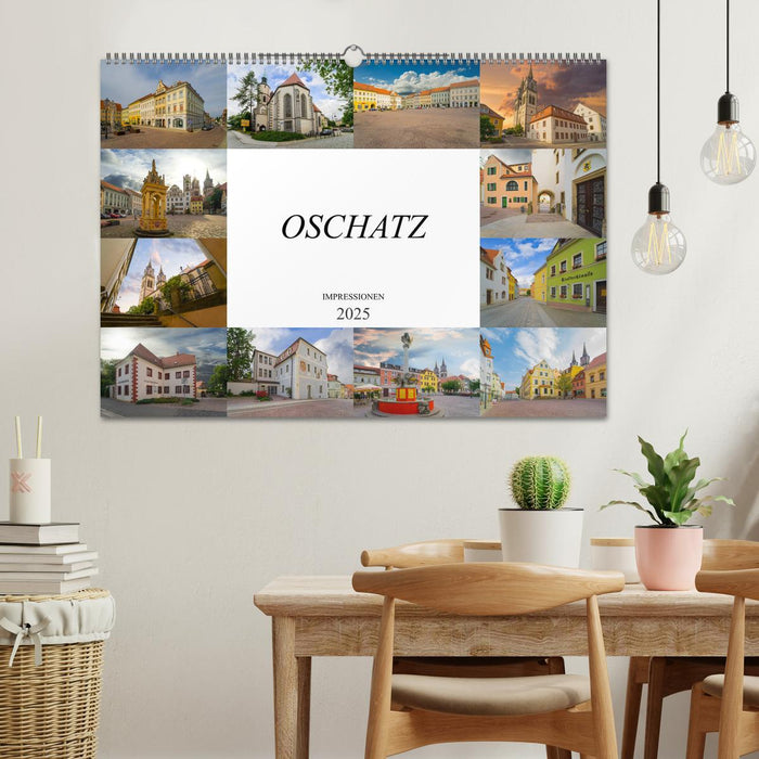 Oschatz Impressionen (CALVENDO Wandkalender 2025)