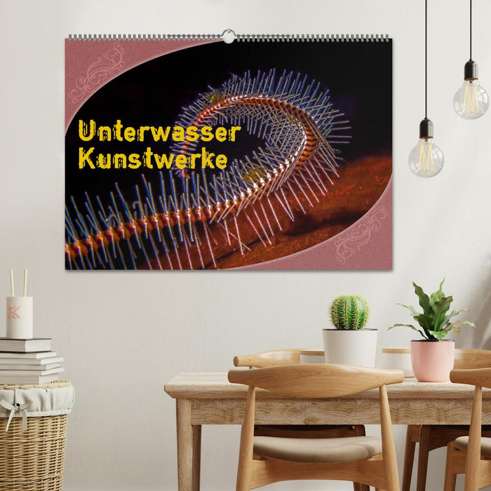 Unterwasser Kunstwerke (CALVENDO Wandkalender 2025)