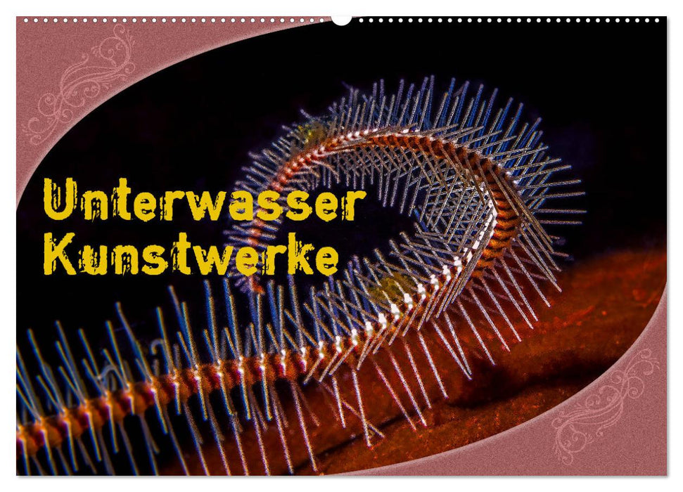 Unterwasser Kunstwerke (CALVENDO Wandkalender 2025)