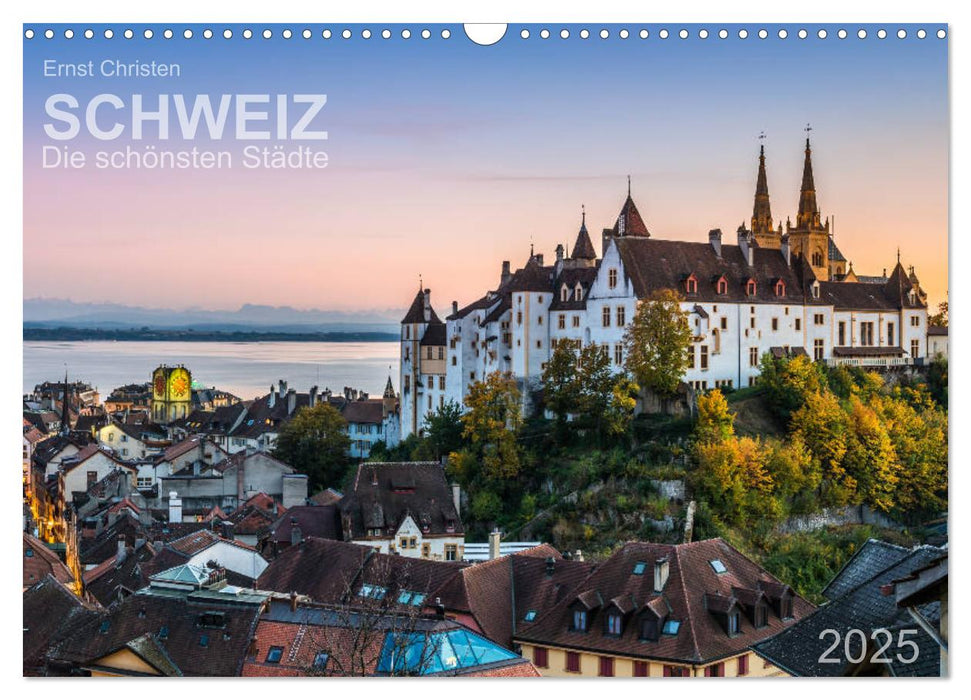 Schweiz - Die schönsten Städte (CALVENDO Wandkalender 2025)