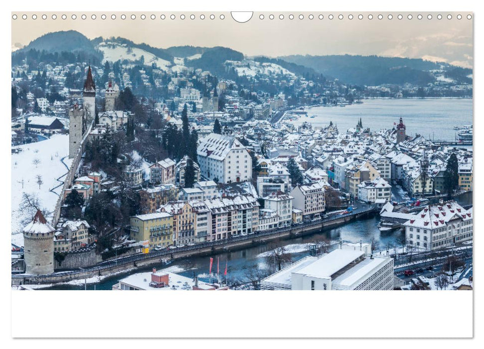 Schweiz - Die schönsten Städte (CALVENDO Wandkalender 2025)