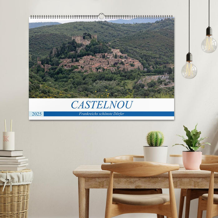 Frankreichs schönste Dörfer - Castelnou (CALVENDO Wandkalender 2025)