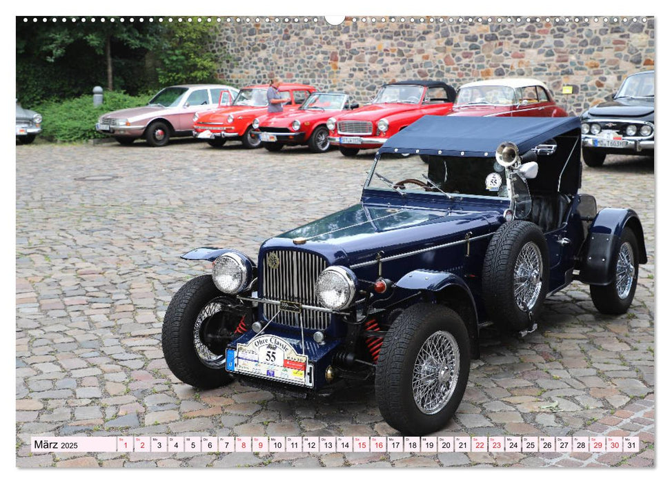 Ohre Classics - Oldtimer auf der Schlossdomäne in Wolmirstedt (CALVENDO Premium Wandkalender 2025)