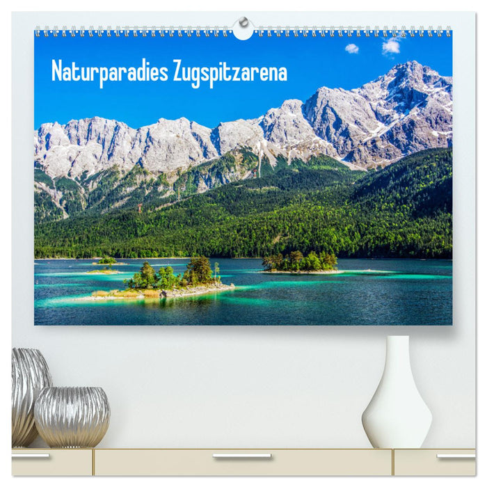 Naturparadies Zugspitzarena (CALVENDO Premium Wandkalender 2025)