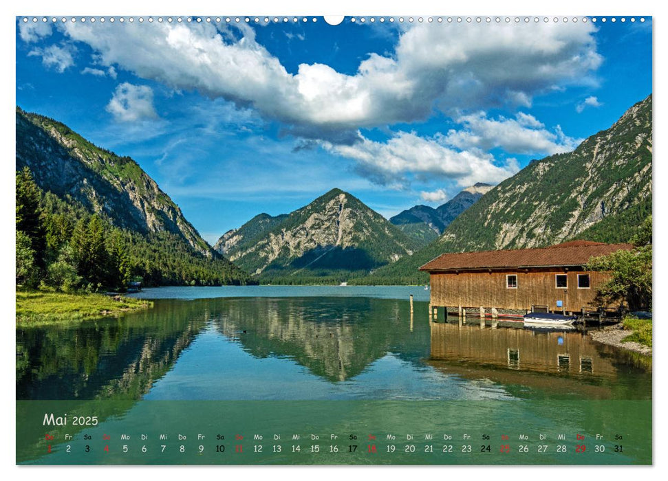 Naturparadies Zugspitzarena (CALVENDO Premium Wandkalender 2025)