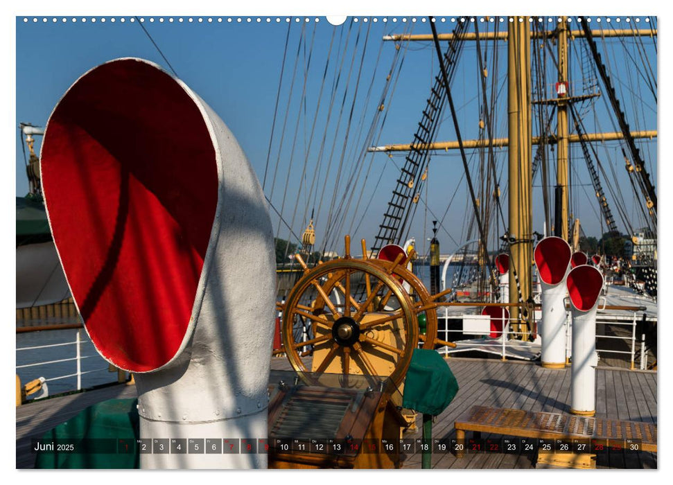 Letztes deutsches Vollschiff DAS SCHULSCHIFF DEUTSCHLAND (CALVENDO Wandkalender 2025)