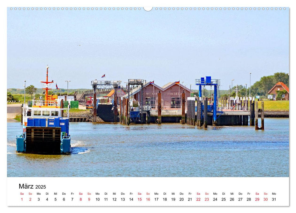 Langeoog - Sommer, Sonne, Strand (CALVENDO Premium Wandkalender 2025)