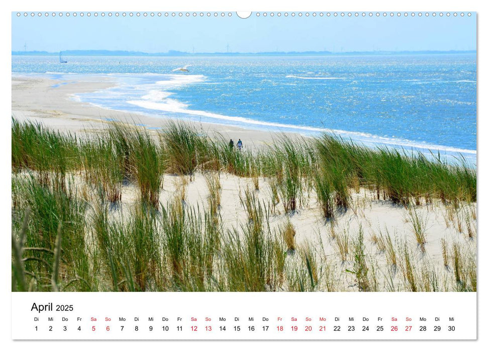 Langeoog - Sommer, Sonne, Strand (CALVENDO Premium Wandkalender 2025)