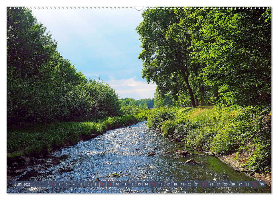 Impressionen - Gütersloh entlang der Dalke (CALVENDO Premium Wandkalender 2025)