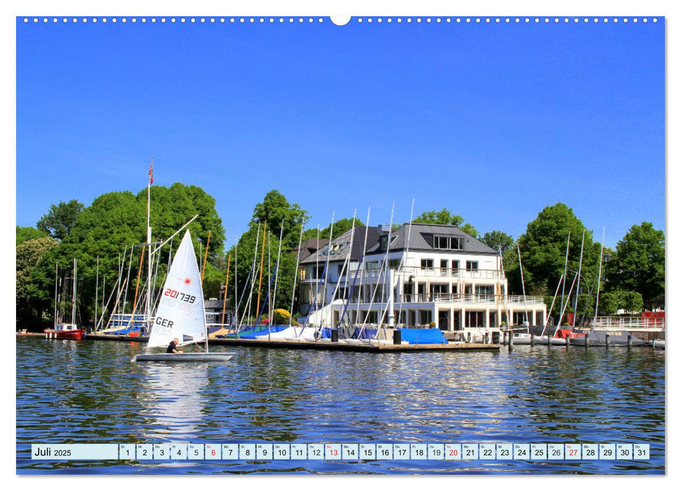 Hansestadt Hamburg - Alster Impressionen (CALVENDO Premium Wandkalender 2025)