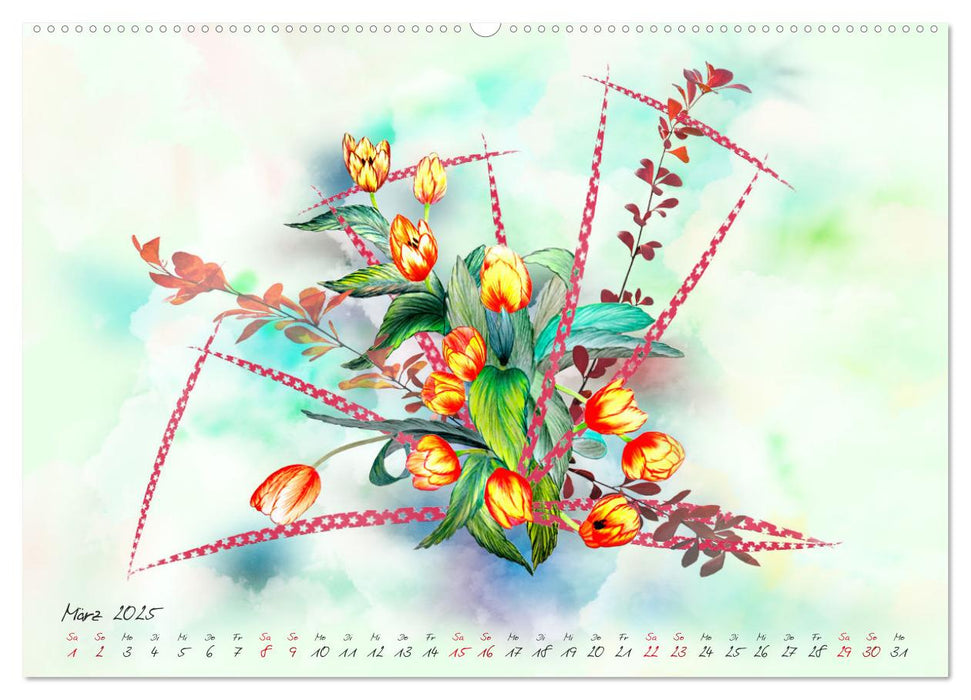 Zauberhaftes Ikebana (CALVENDO Premium Wandkalender 2025)