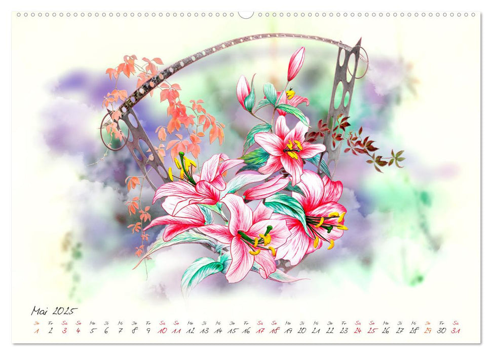 Zauberhaftes Ikebana (CALVENDO Premium Wandkalender 2025)