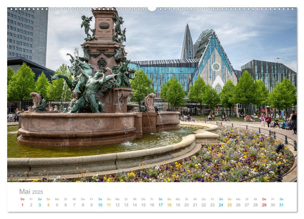 Leipzig - Spaziergang durch Epochen (CALVENDO Premium Wandkalender 2025)