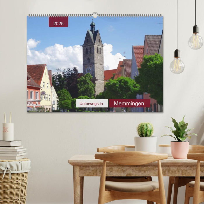 Unterwegs in Memmingen (CALVENDO Wandkalender 2025)