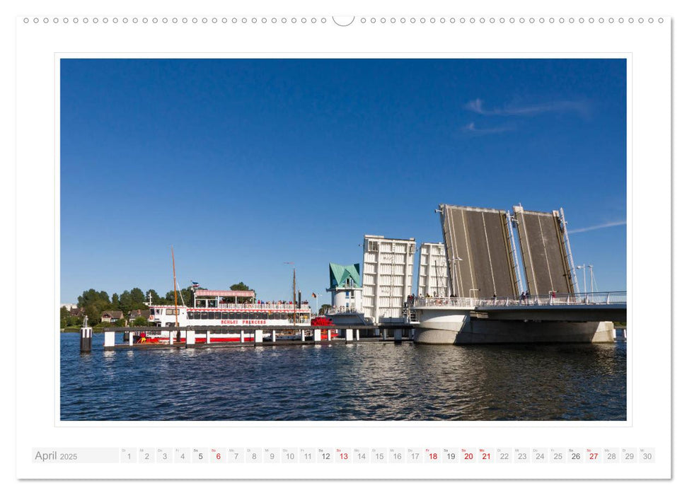 Schleswig-Holstein - über Stadt und Land (CALVENDO Wandkalender 2025)