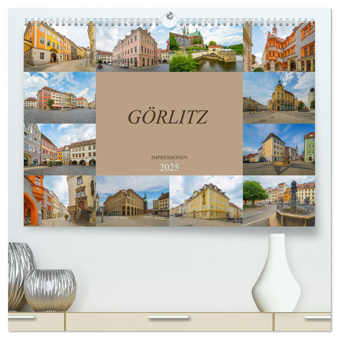 Görlitz Impressionen (CALVENDO Premium Wandkalender 2025)