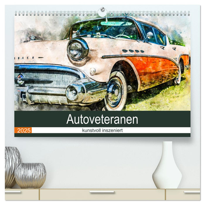 Autoveteranen - kunstvoll inszeniert (CALVENDO Premium Wandkalender 2025)