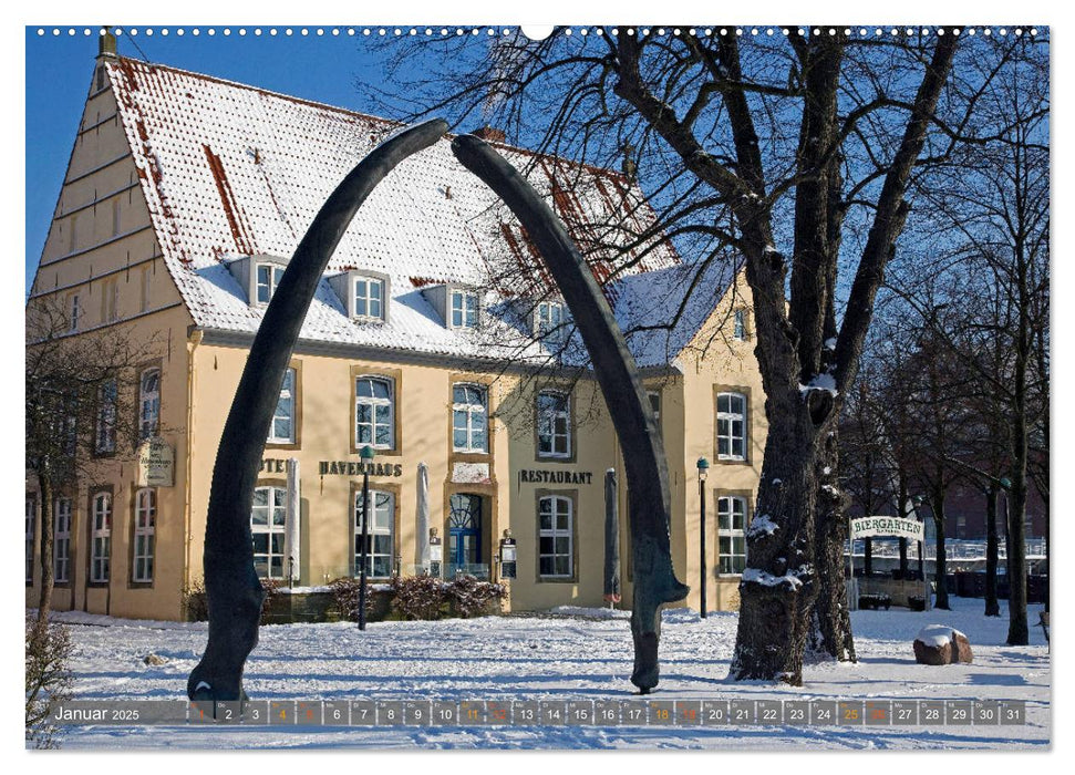 Bremens maritimer Norden: Vegesack (CALVENDO Premium Wandkalender 2025)