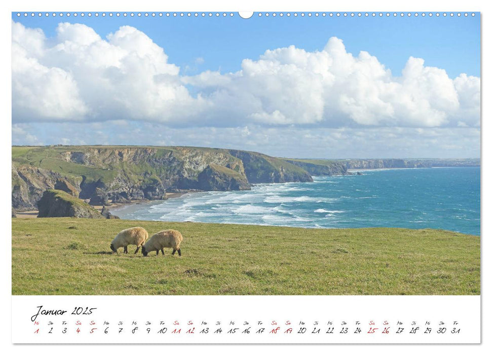 Cornwall. Der malerische Südwesten Englands (CALVENDO Wandkalender 2025)