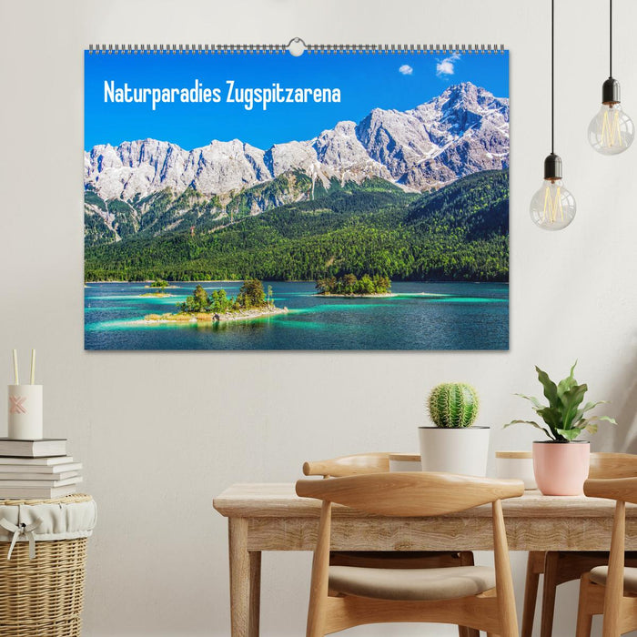 Naturparadies Zugspitzarena (CALVENDO Wandkalender 2025)