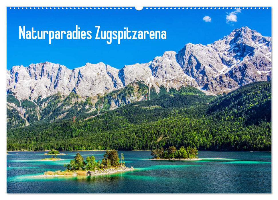 Naturparadies Zugspitzarena (CALVENDO Wandkalender 2025)