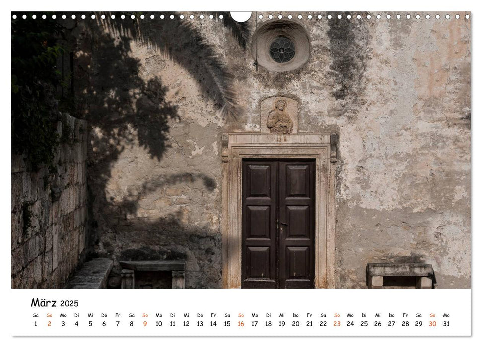 Dalmatiens Süden, Peljesac und Korcula (CALVENDO Wandkalender 2025)