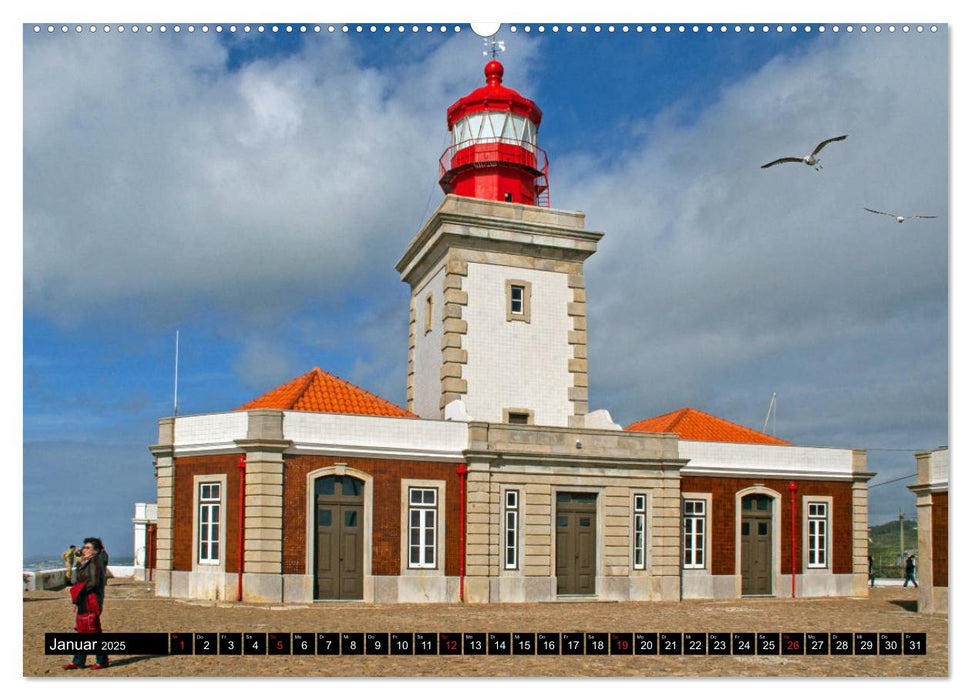 Portugal - Die Küste vom Cabo da Roca zur Ria Formosa (CALVENDO Premium Wandkalender 2025)