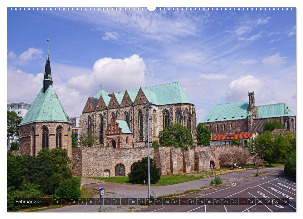 Straße der Romanik im Harz - eine Rundreise von Magdeburg in den Harz (CALVENDO Premium Wandkalender 2025)