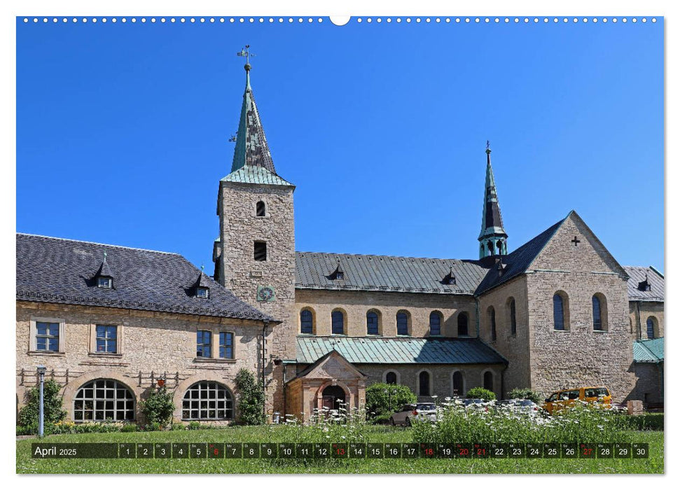 Straße der Romanik im Harz - eine Rundreise von Magdeburg in den Harz (CALVENDO Premium Wandkalender 2025)