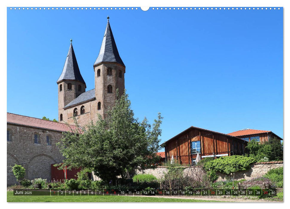 Straße der Romanik im Harz - eine Rundreise von Magdeburg in den Harz (CALVENDO Premium Wandkalender 2025)