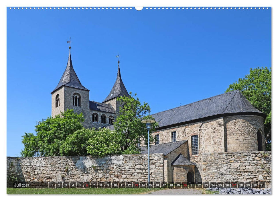 Straße der Romanik im Harz - eine Rundreise von Magdeburg in den Harz (CALVENDO Premium Wandkalender 2025)