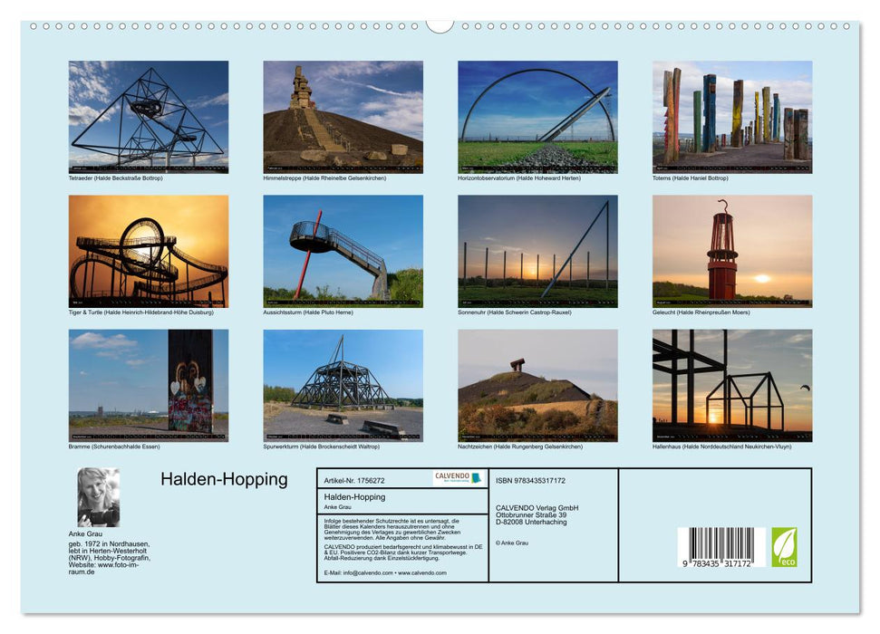 Halden-Hopping (CALVENDO Premium Wandkalender 2025)