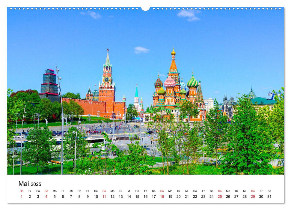 Moskau City (CALVENDO Premium Wandkalender 2025)