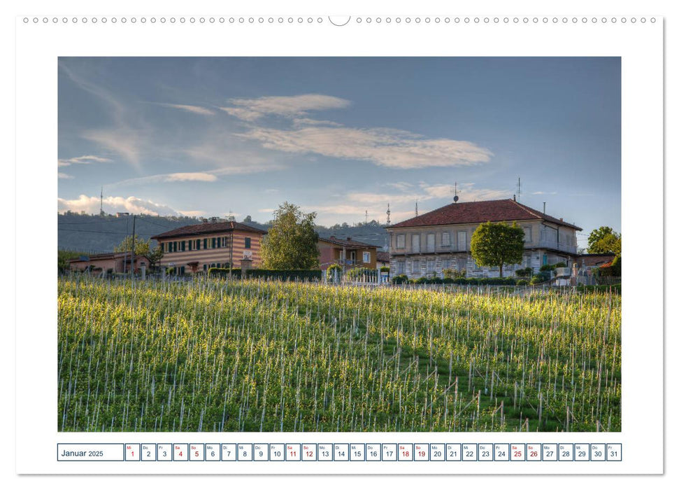 Piemont - am Fuß der Berge (CALVENDO Premium Wandkalender 2025)