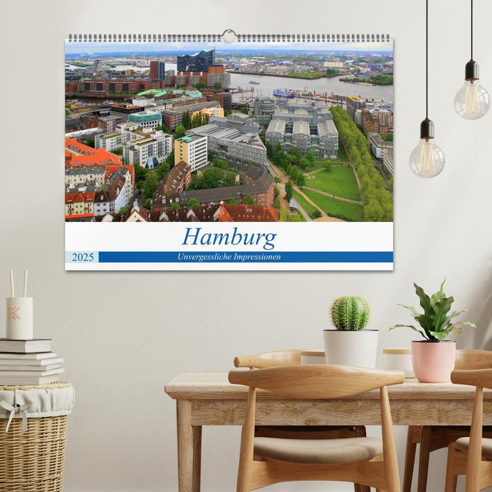 Hamburg - Unvergessliche Impressionen (CALVENDO Wandkalender 2025)